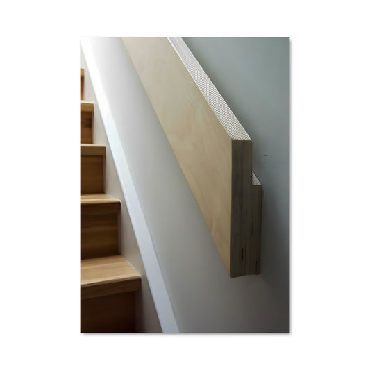 Poster Escalier en Bois