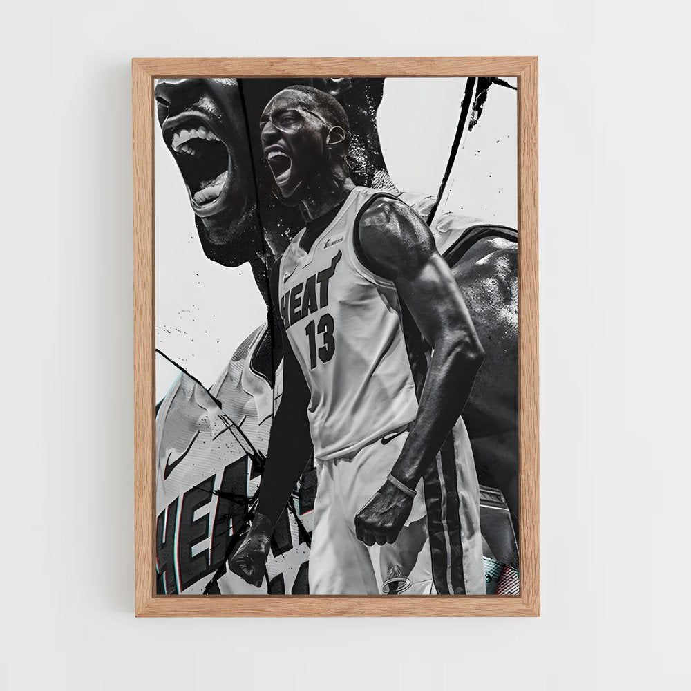 ap-bam adebayo-10 cadre Bois clair