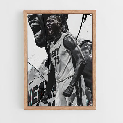 ap-bam adebayo-10 cadre Bois clair