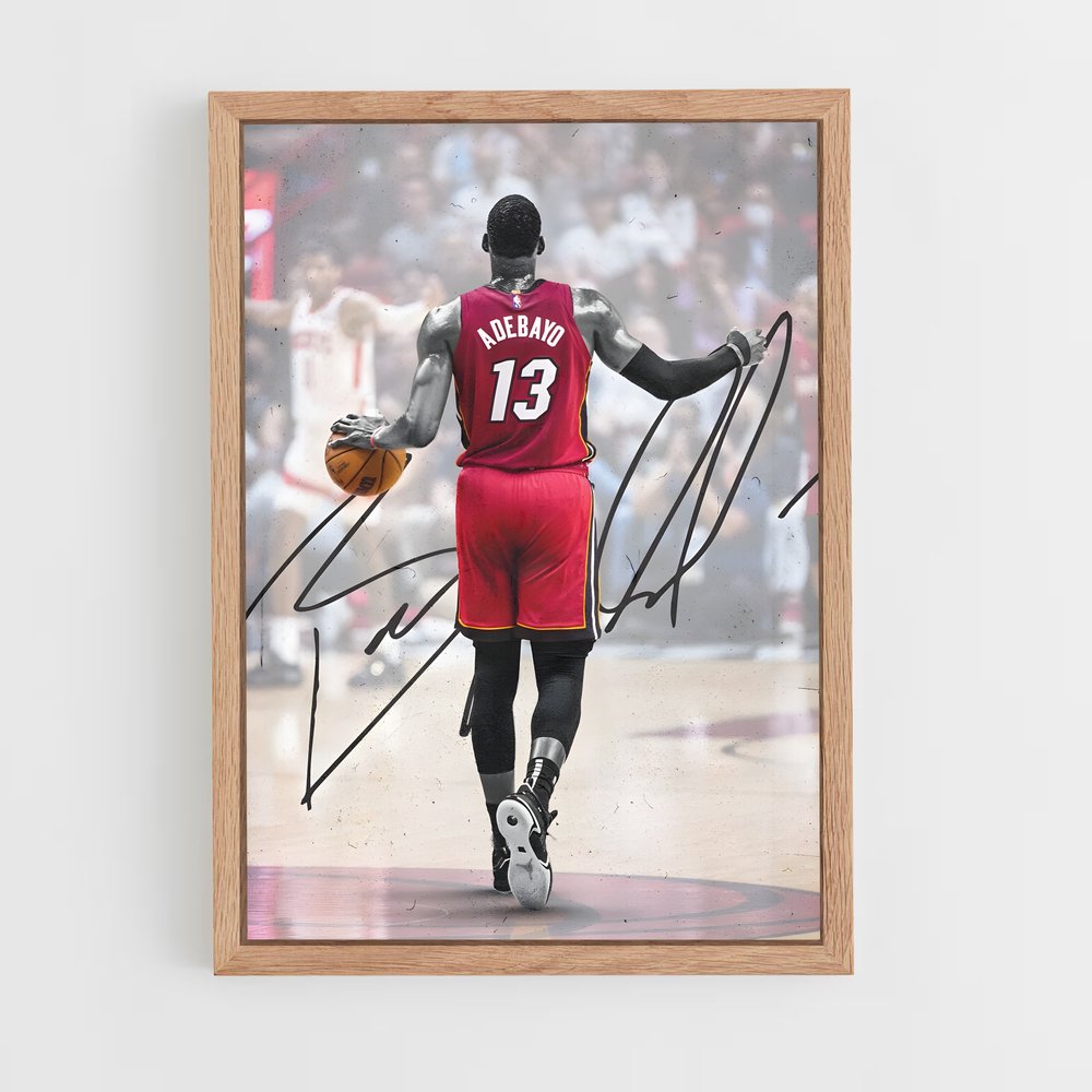 ap-bam adebayo-11 cadre Bois clair