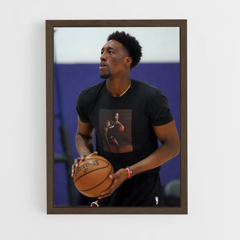 ap-bam adebayo-12 cadre Bois foncé