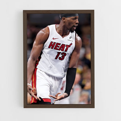 ap-bam adebayo-13 cadre Bois foncé