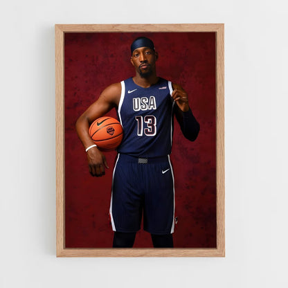 ap-bam adebayo-5 cadre Bois clair