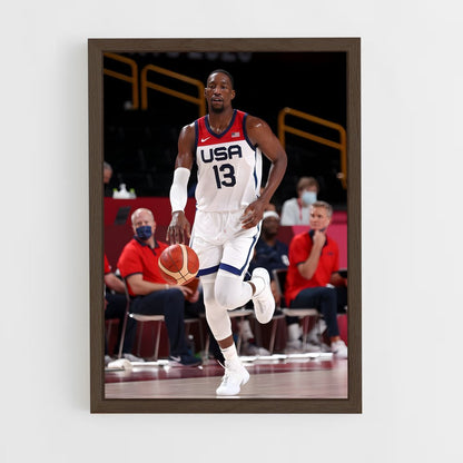 ap-bam adebayo-9 cadre Bois foncé