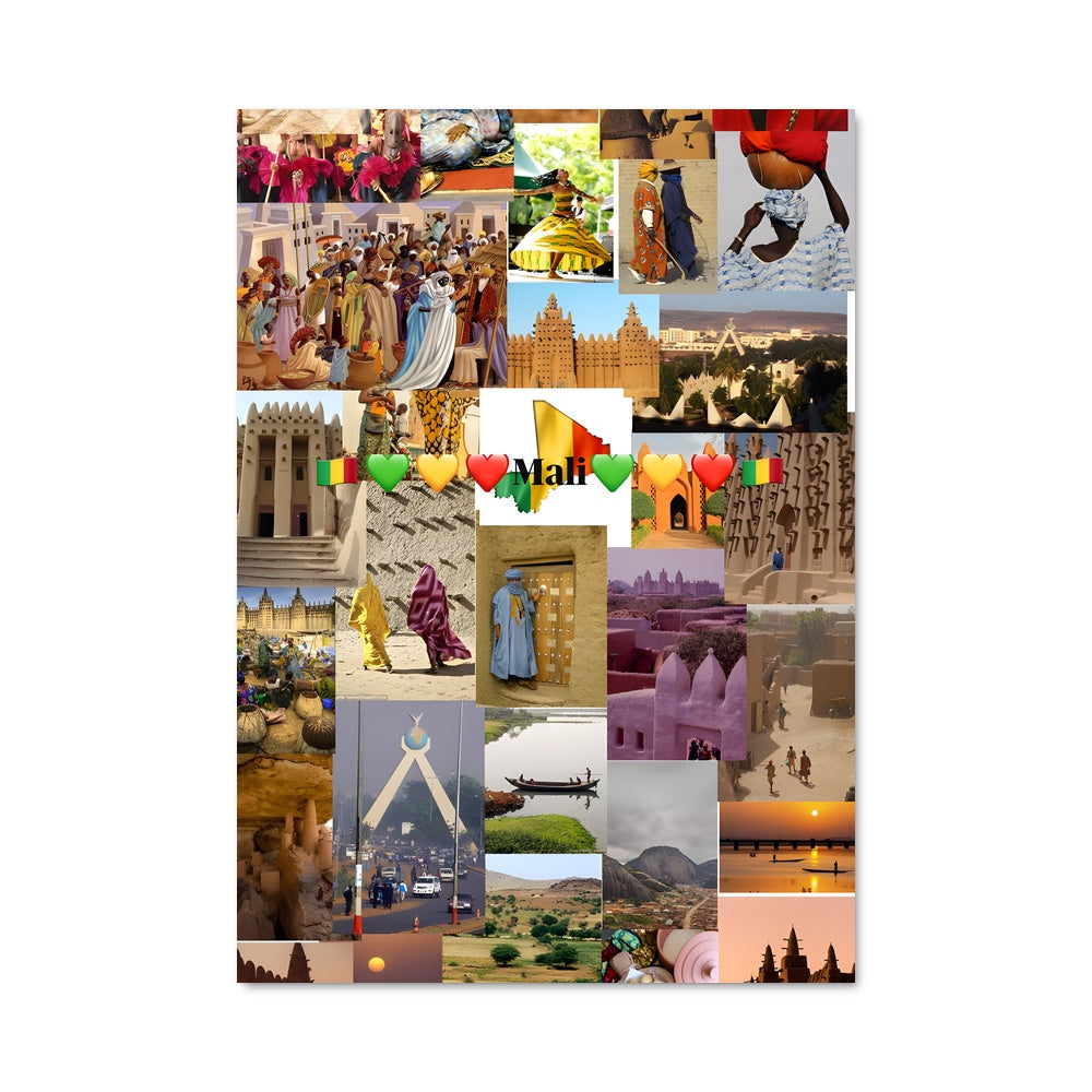 Poster Monuments d'Inde