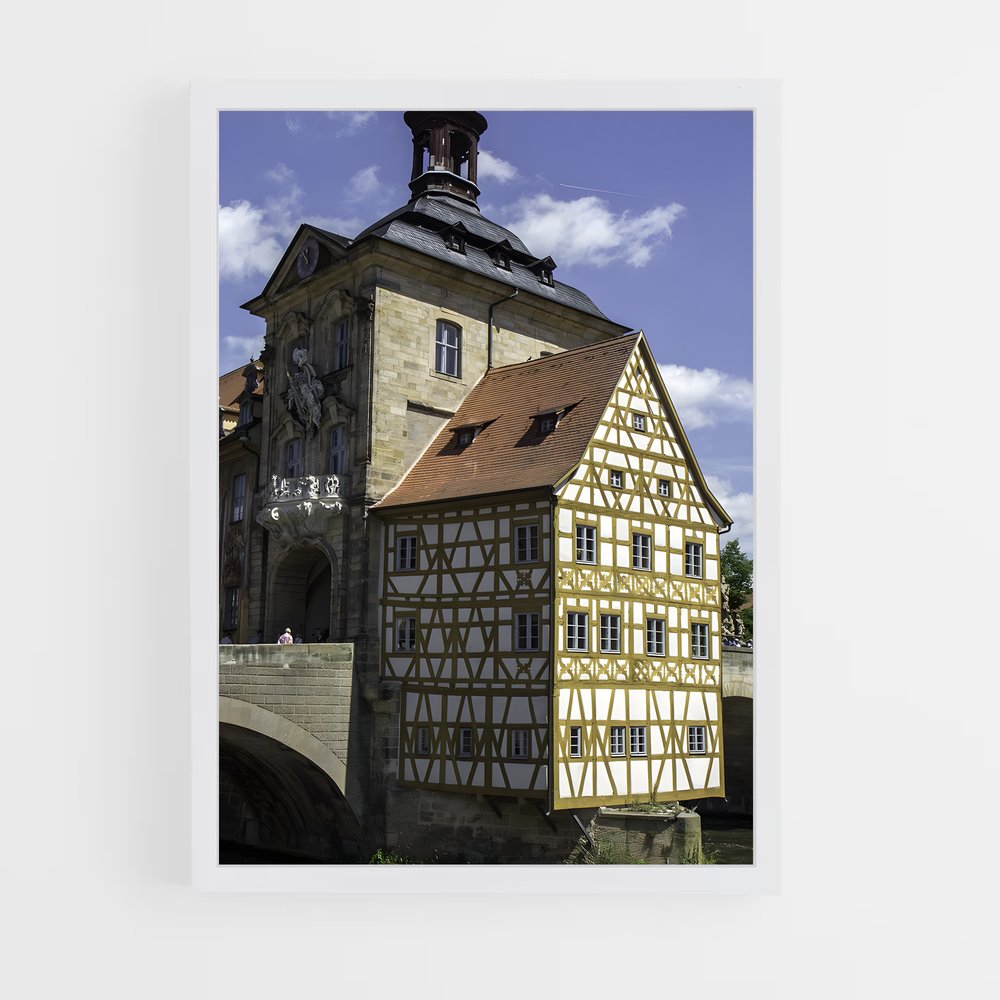 ap-bamberg old town-2 cadre Blanc