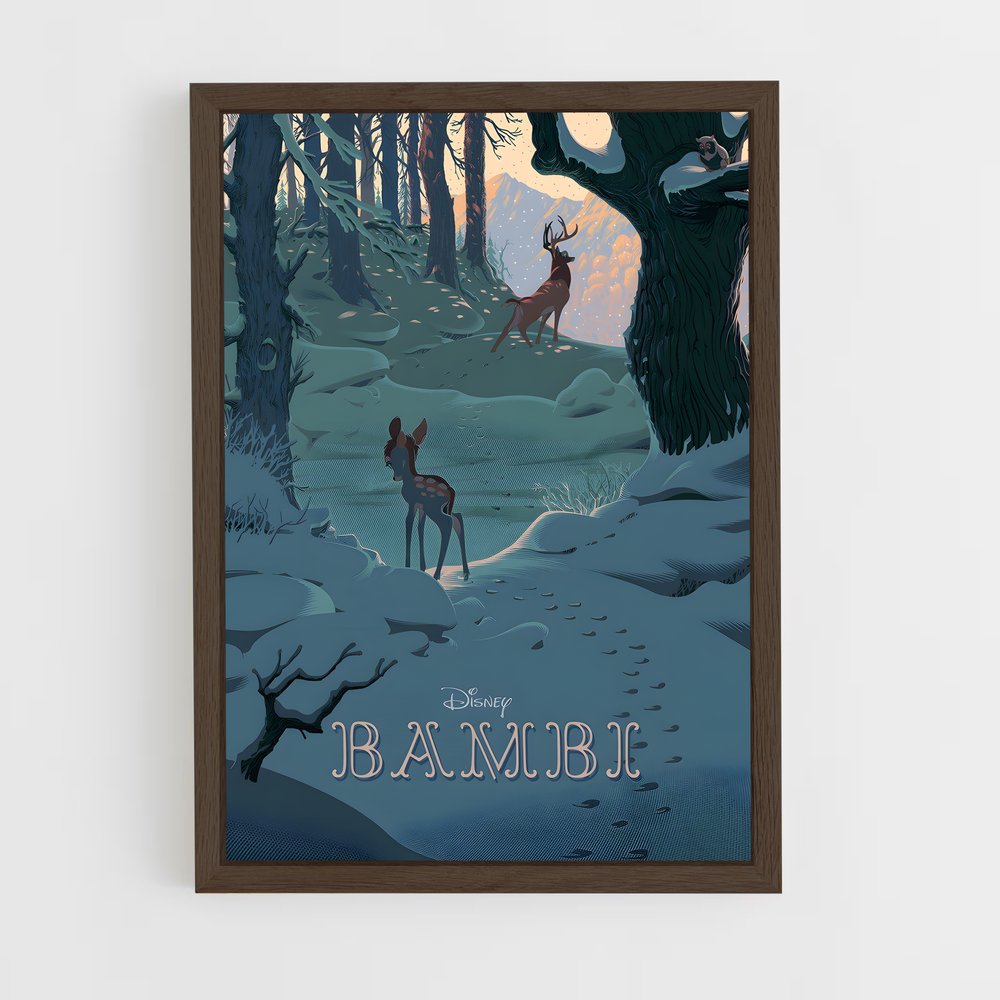 ap-bambi-1 cadre Bois foncé