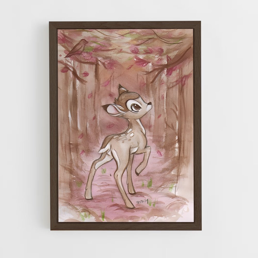 ap-bambi-3 cadre Bois foncé