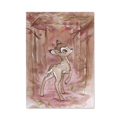 Poster Dans les Bois de Bambi
