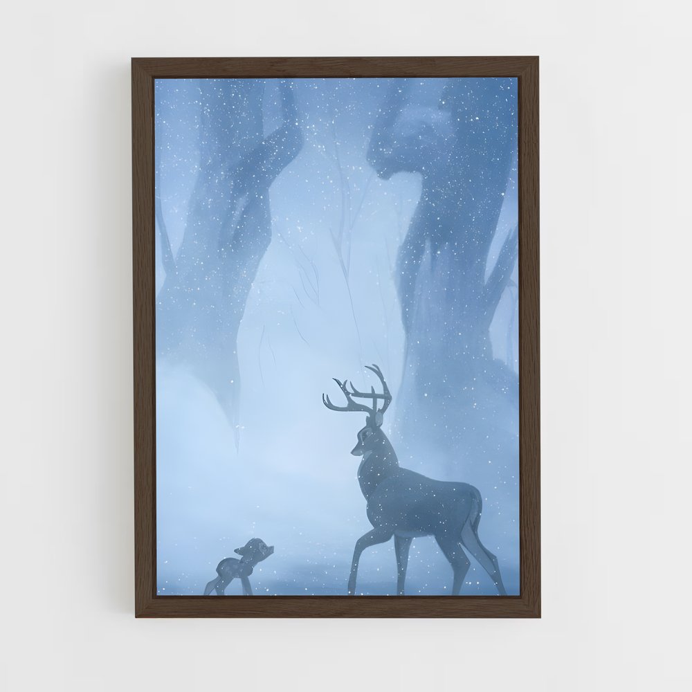 ap-bambi-6 cadre Bois foncé
