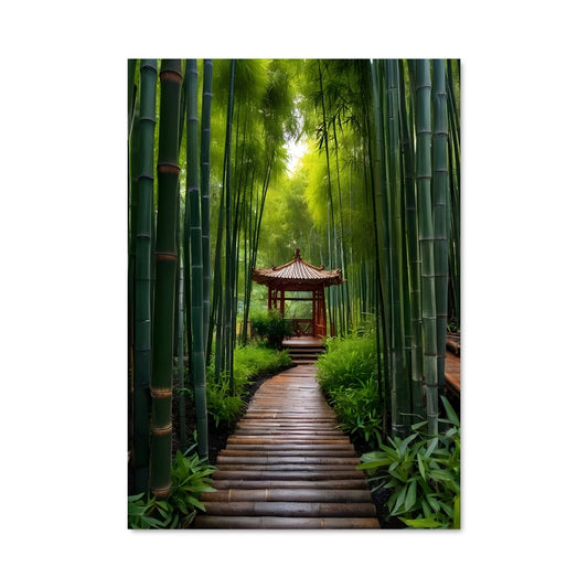 Poster Promenade de Bambou