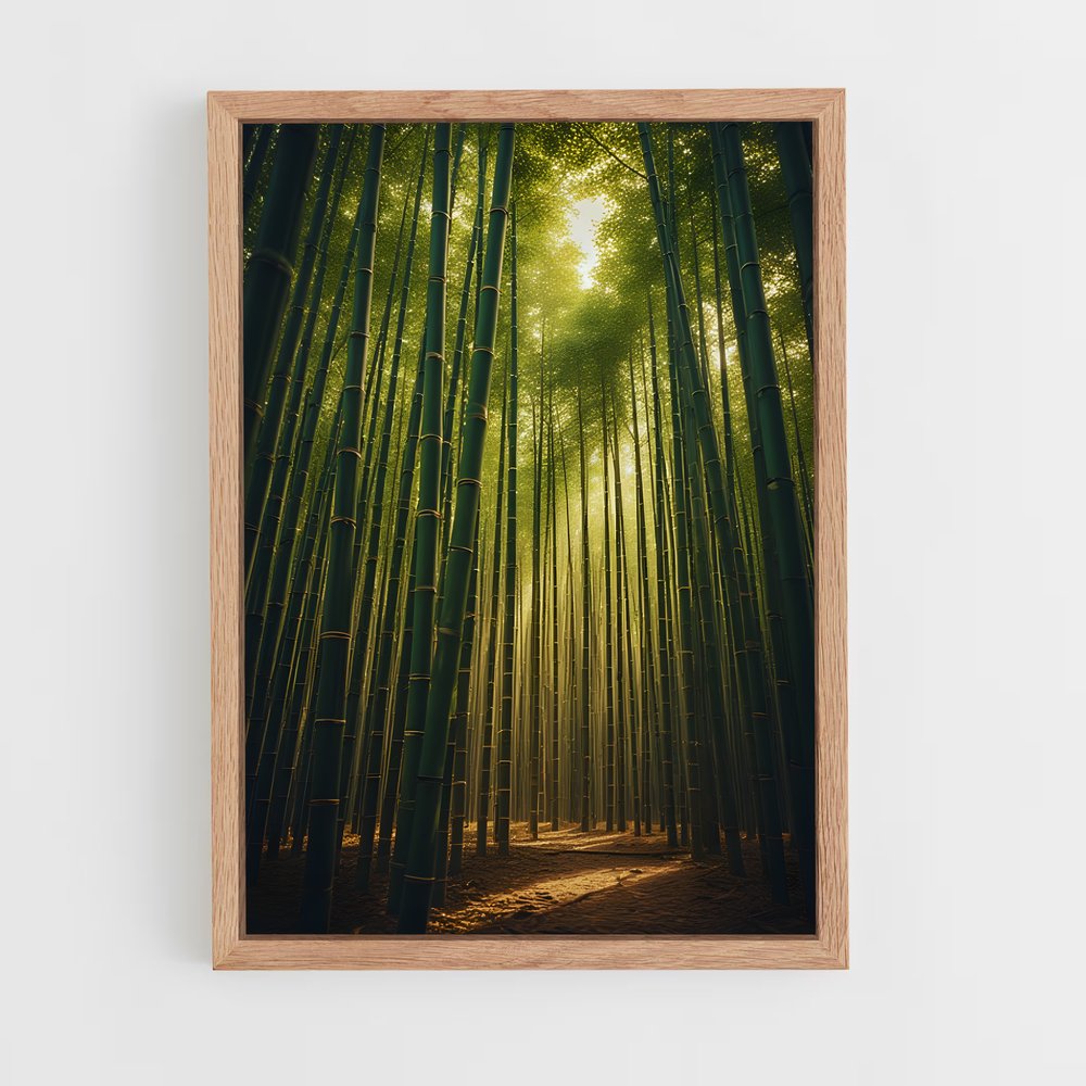 ap-bamboo forest-8 cadre Bois clair