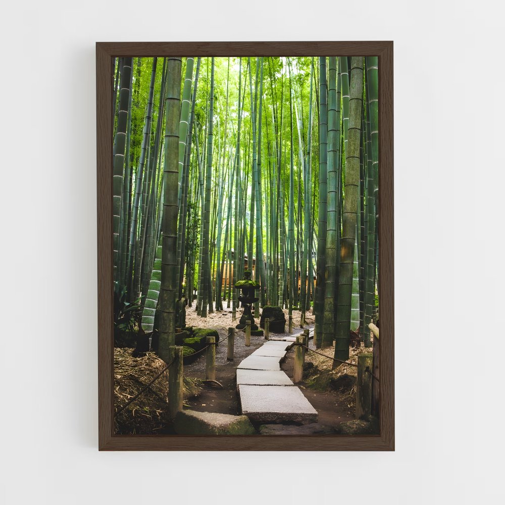 ap-bamboo grove-2 cadre Bois foncé