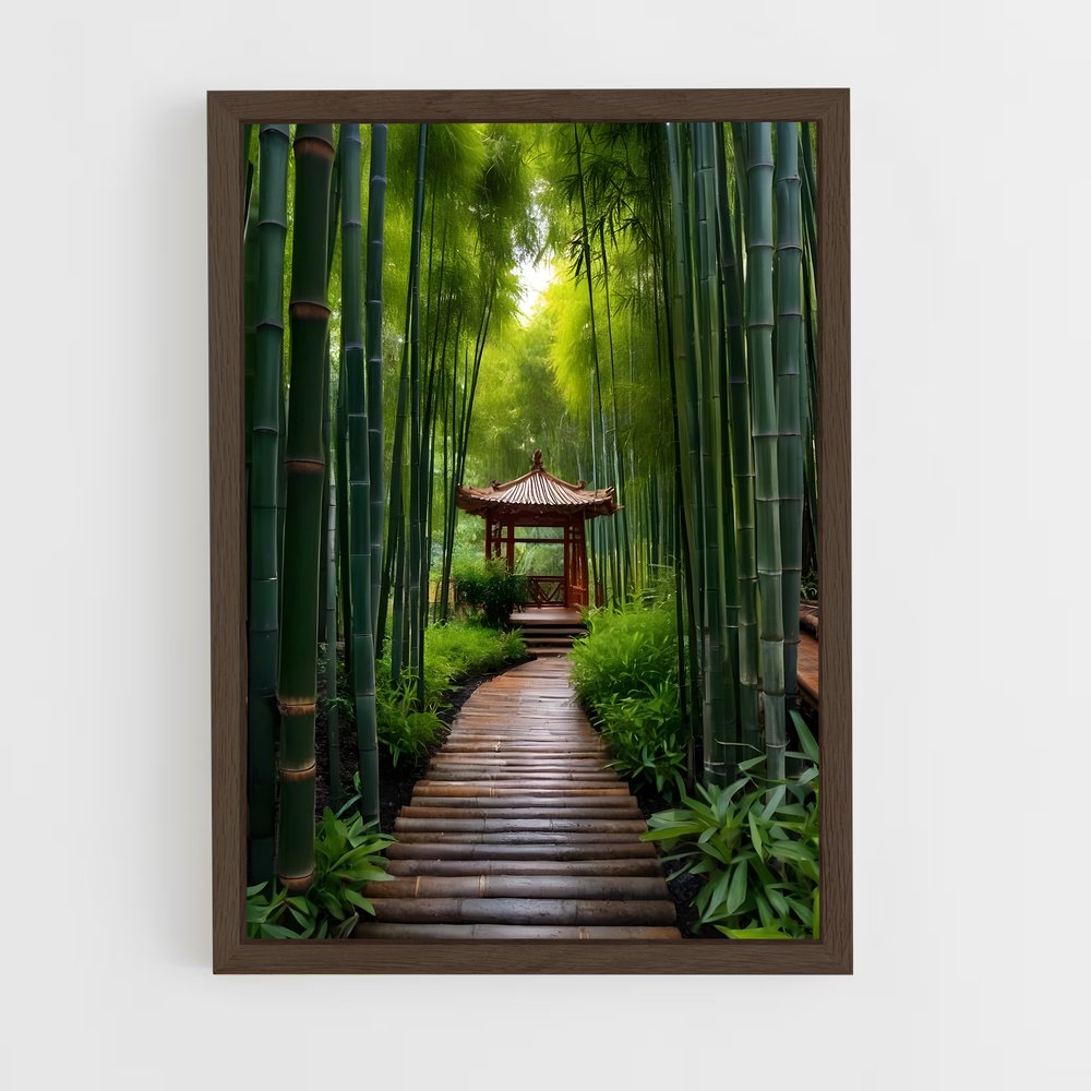 ap-bamboo grove-3 cadre Bois foncé