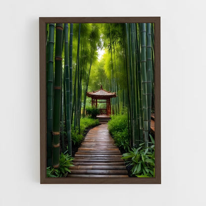 ap-bamboo grove-3 cadre Bois foncé