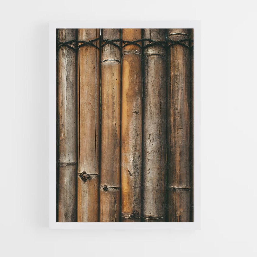 ap-bamboo patterns-12 cadre Blanc
