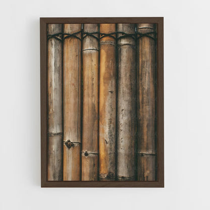 ap-bamboo patterns-12 cadre Bois foncé