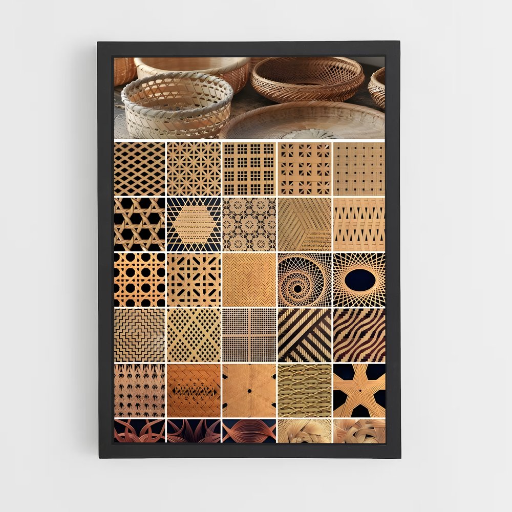 ap-bamboo patterns-4 cadre Noir
