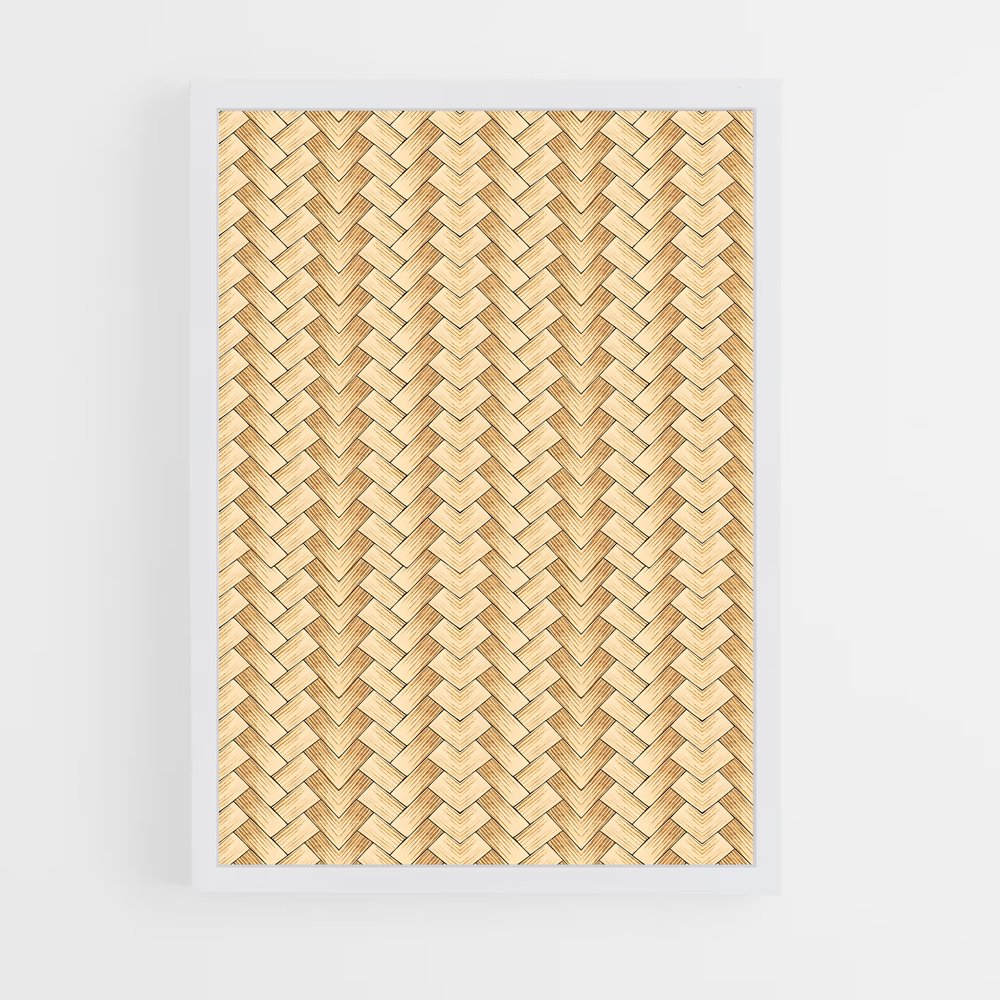 ap-bamboo patterns-8 cadre Blanc