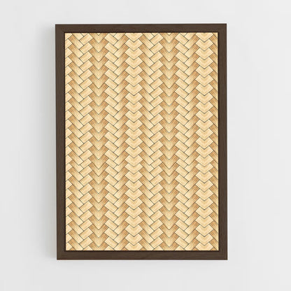 ap-bamboo patterns-8 cadre Bois foncé