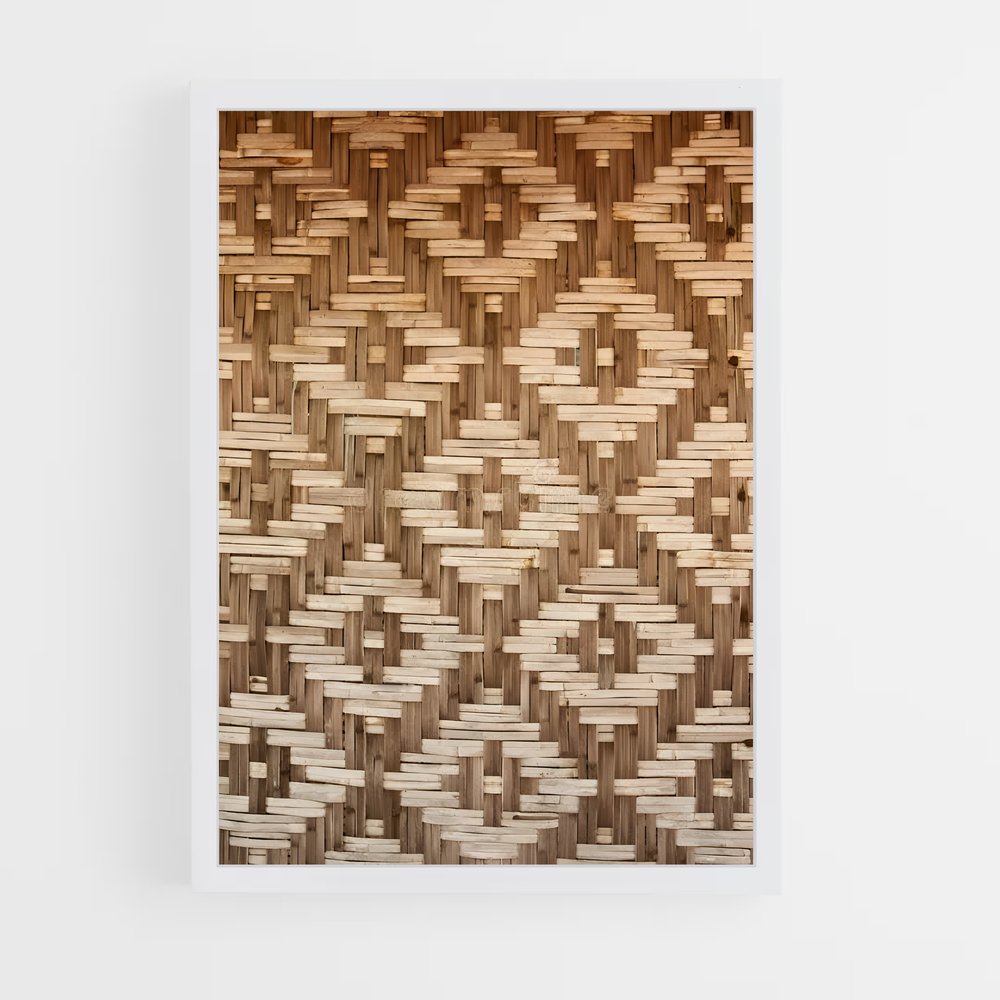 ap-bamboo patterns-9 cadre Blanc