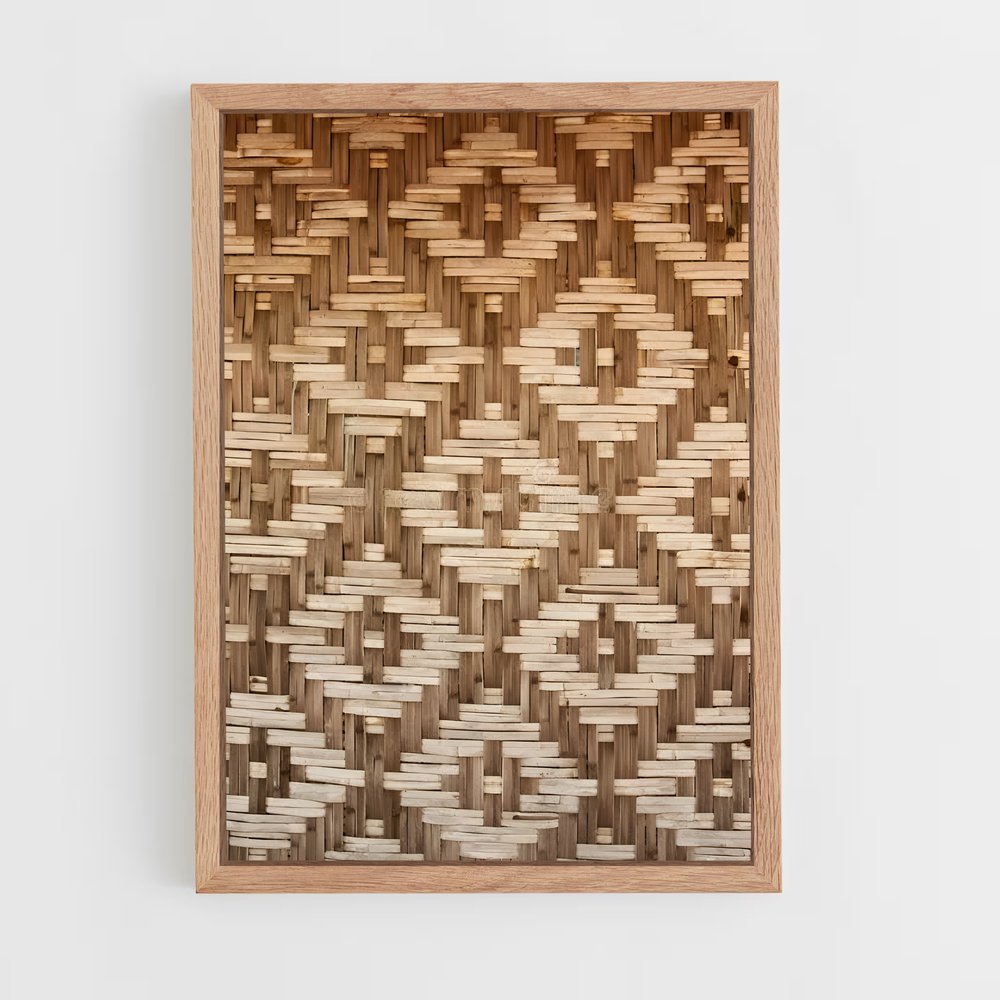 ap-bamboo patterns-9 cadre Bois clair