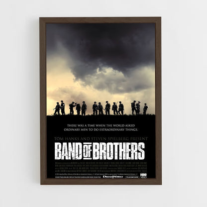 ap-band of brothers-1 cadre Bois foncé