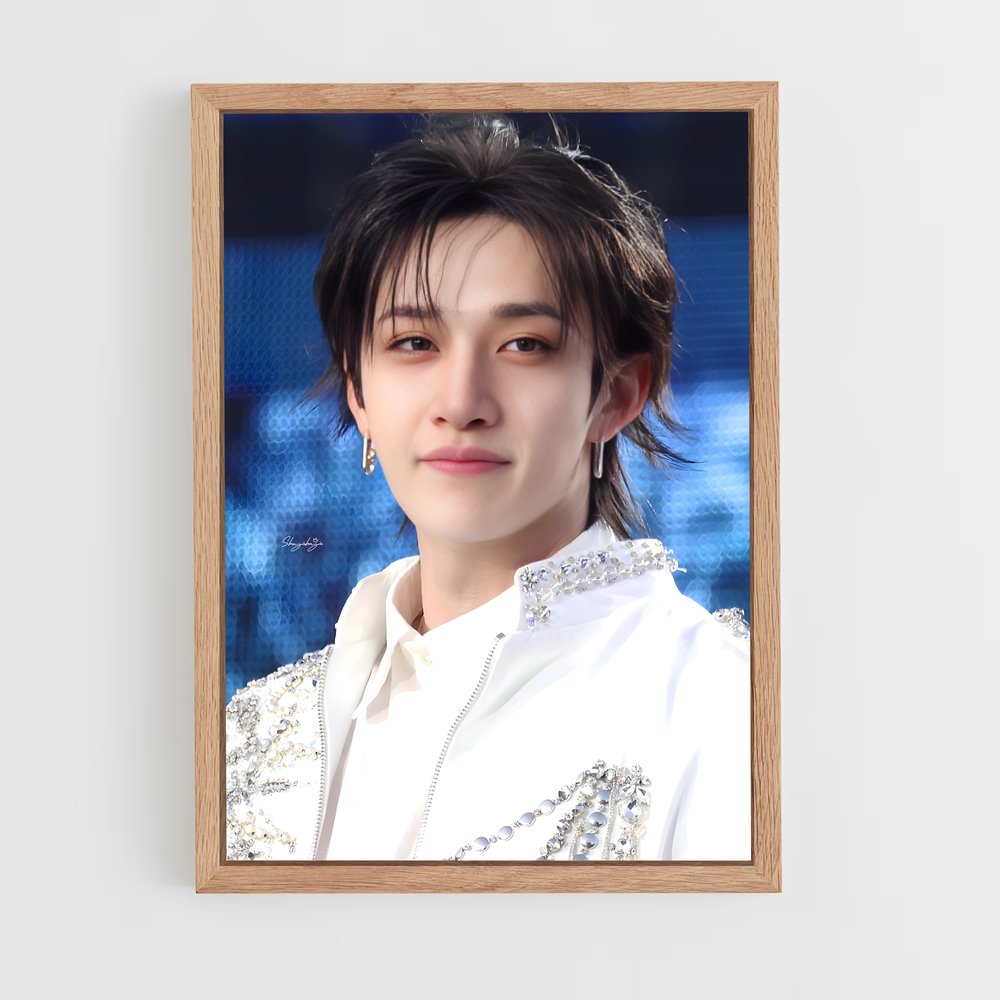 ap-bang chan-1 cadre Bois clair