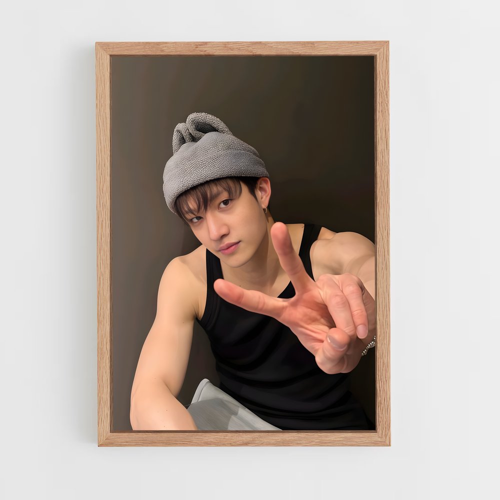 ap-bang chan-2 cadre Bois clair