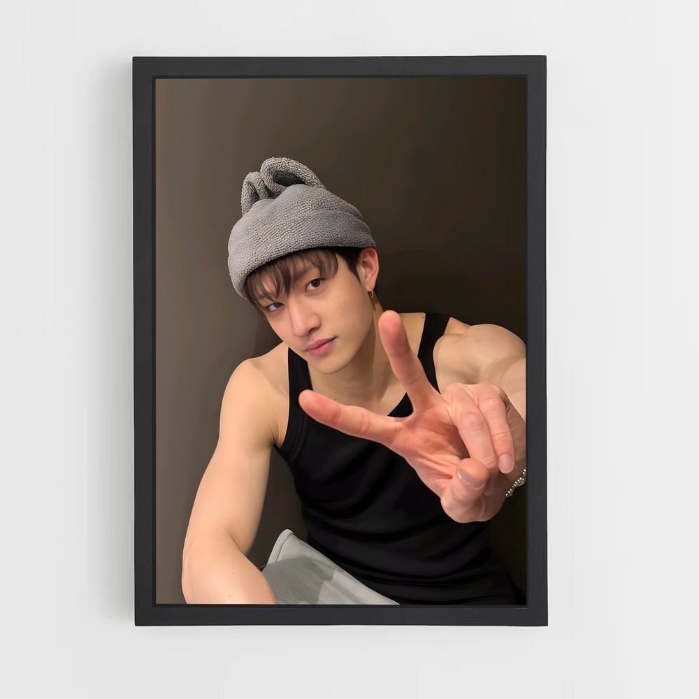 ap-bang chan-2 cadre Noir