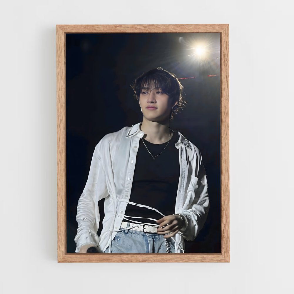 ap-bang chan-4 cadre Bois clair