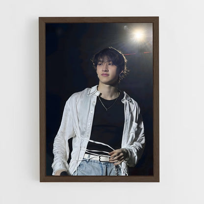 ap-bang chan-4 cadre Bois foncé