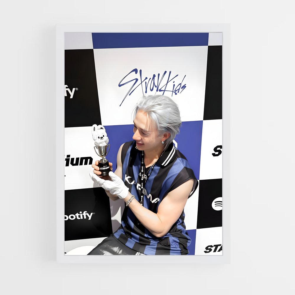 ap-bang chan-5 cadre Blanc