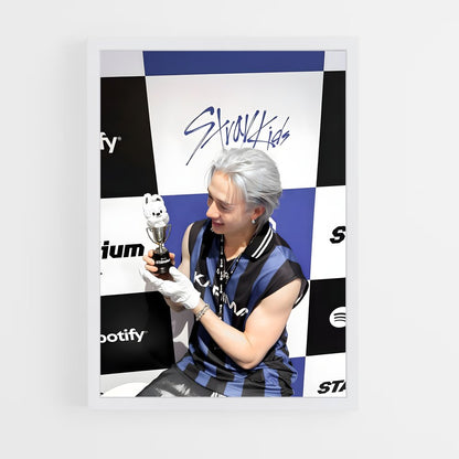 ap-bang chan-5 cadre Blanc