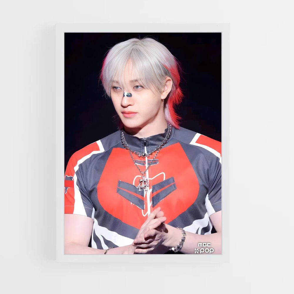 ap-bang chan-6 cadre Blanc