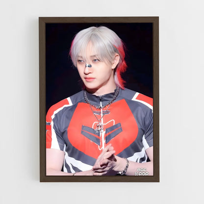 ap-bang chan-6 cadre Bois foncé