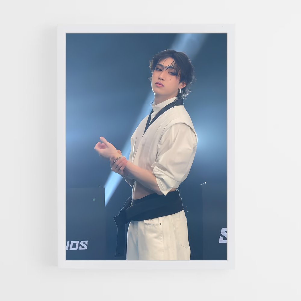ap-bang chan-7 cadre Blanc