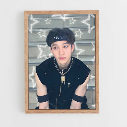 ap-bang chan-8 cadre Bois clair