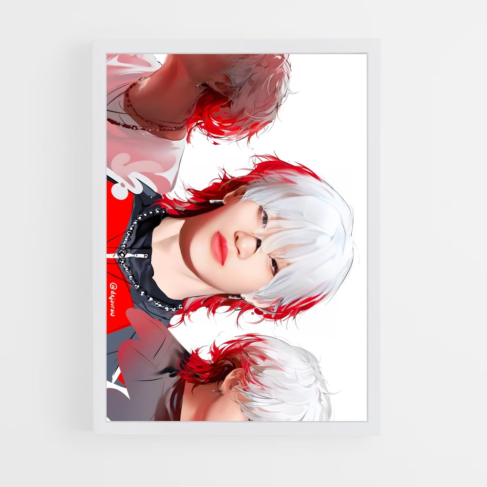 ap-bang chan-9 cadre Blanc