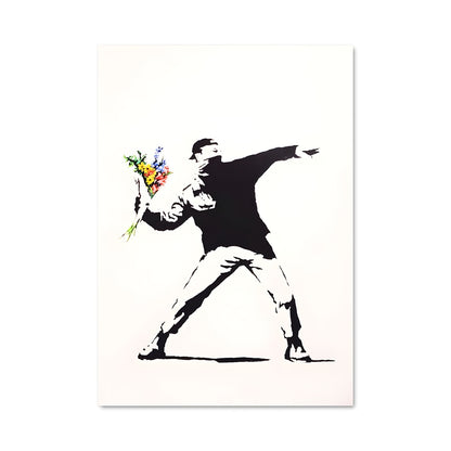 Poster L'Homme aux Fleurs