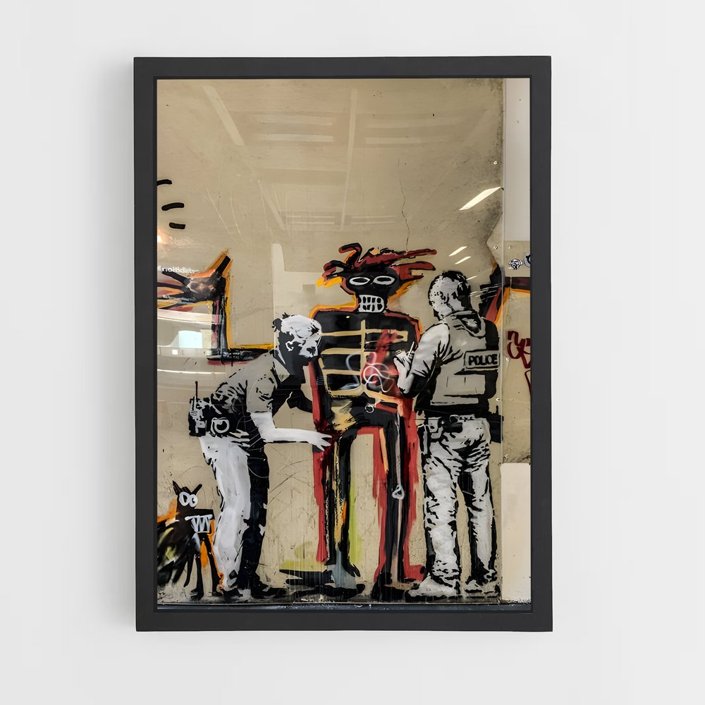 ap-banksy-4 cadre Noir