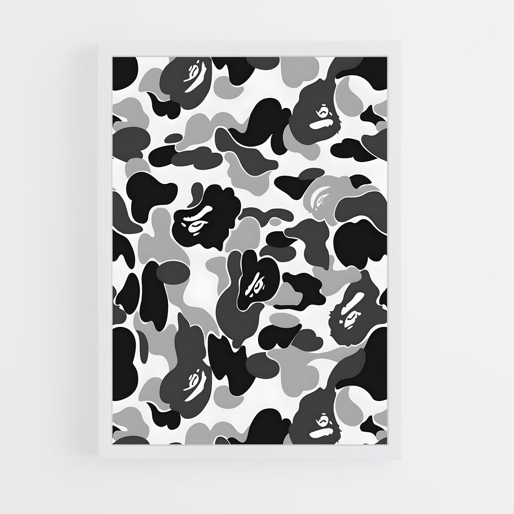 ap-bape-3 cadre Blanc