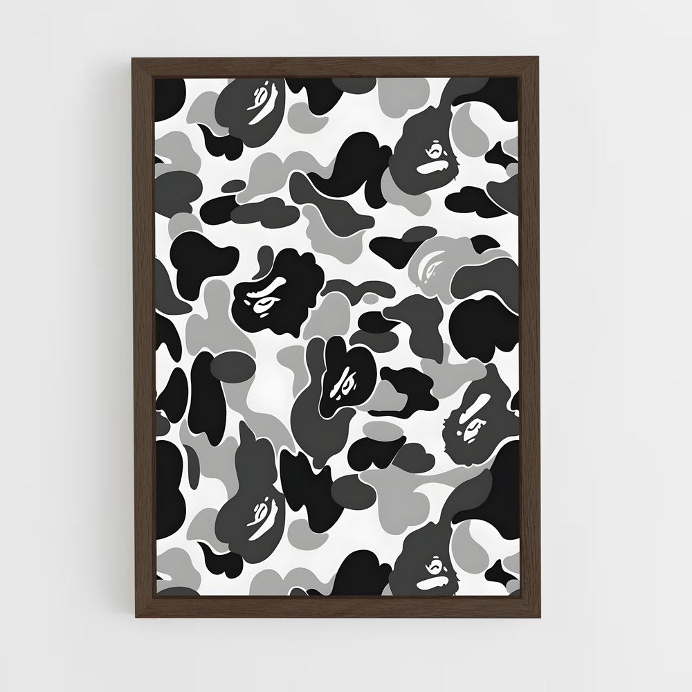 ap-bape-3 cadre Bois foncé