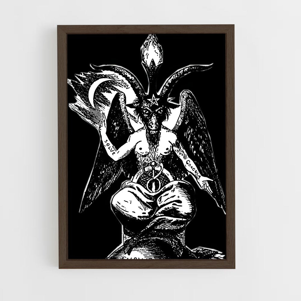 ap-baphomet-1 cadre Bois foncé