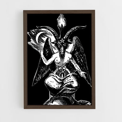 ap-baphomet-1 cadre Bois foncé