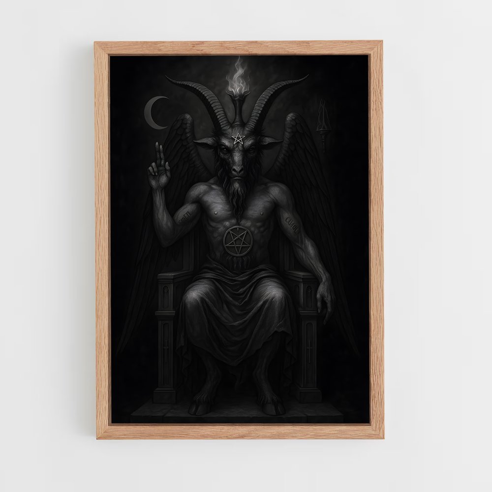 ap-baphomet-3 cadre Bois clair