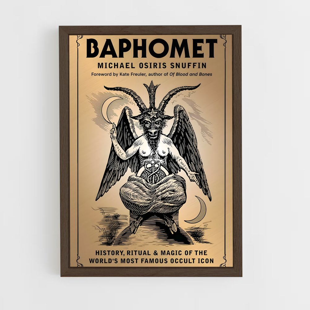 ap-baphomet-5 cadre Bois foncé