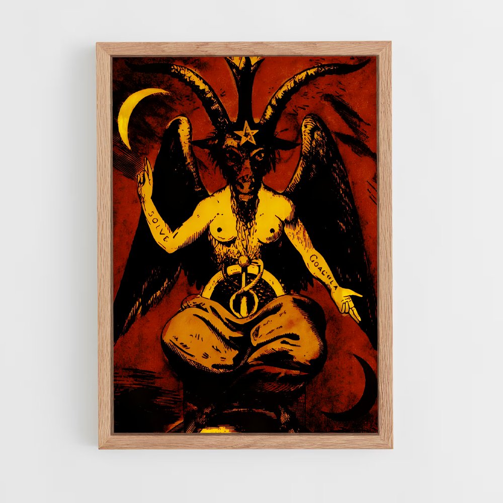ap-baphomet-7 cadre Bois clair