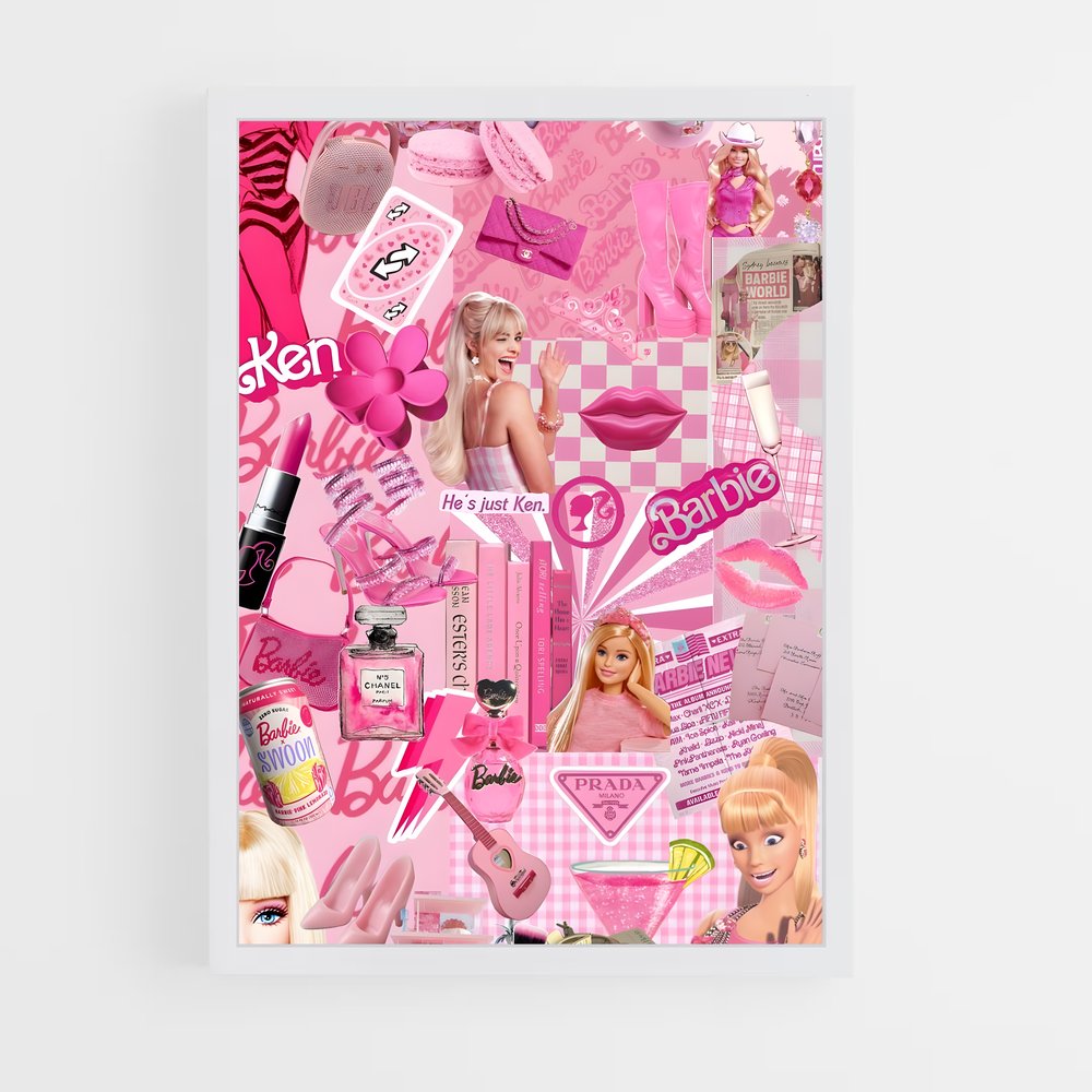 ap-barbie-4 cadre Blanc