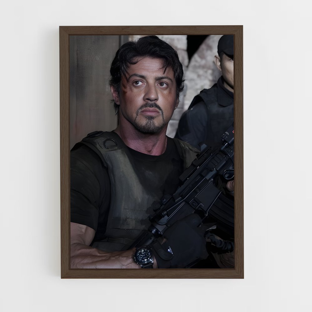 ap-barney ross-1 cadre Bois foncé